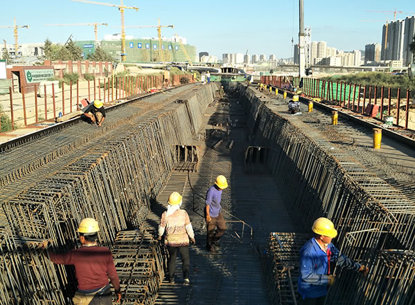 赤峰西站综合枢纽工程--高架桥工程